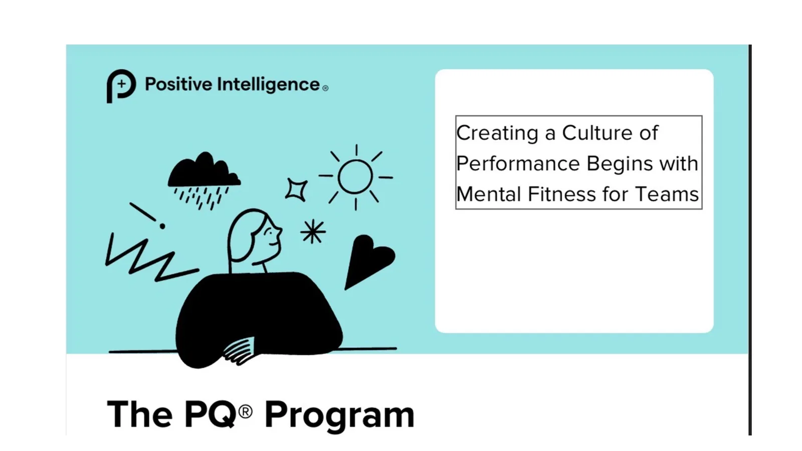 Positive Intelligence® for Teams: Mental Fitness for Performance